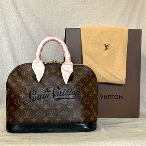 🎭SOLD🎭 Authentic Customized LOUIS VUITTON Alma